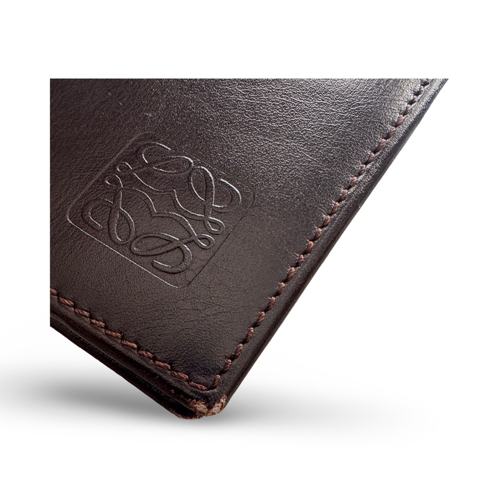 Loewe Dark Brown Leather Long Bifold Wallet - Picture 7 of 9